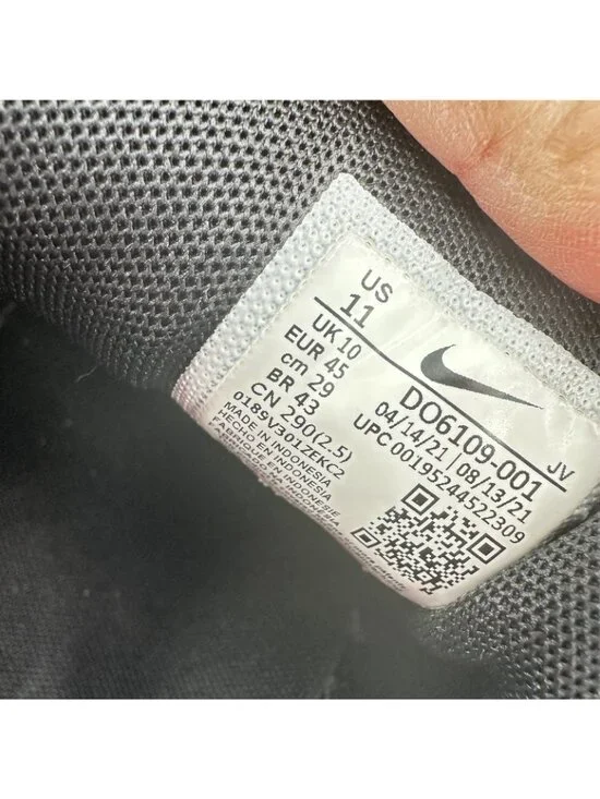 Nike Air Max 97 Men Size 11 DO6109-001 Alter And Reveal Black Crimson Shoes - Picture 6 of 11